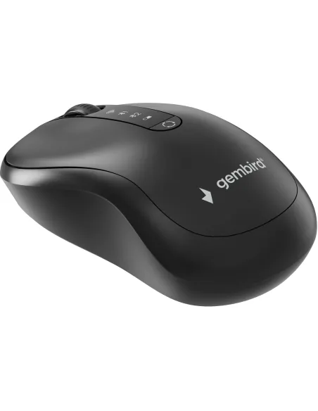 Ratón inalámbrico Gembird MUSW2-4B-01 de modo dual y USB-C