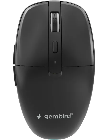 Gembird MUSW2-6B-01 Ratón inalámbrico de 6 botones con Modo Dual