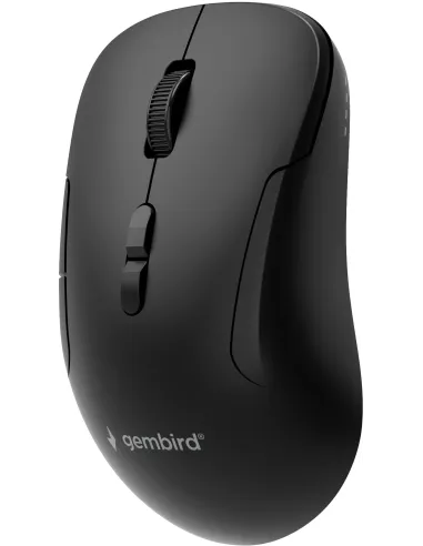 Gembird MUSW2-7B-01: ratón inalámbrico dual USB-C, 7 botones