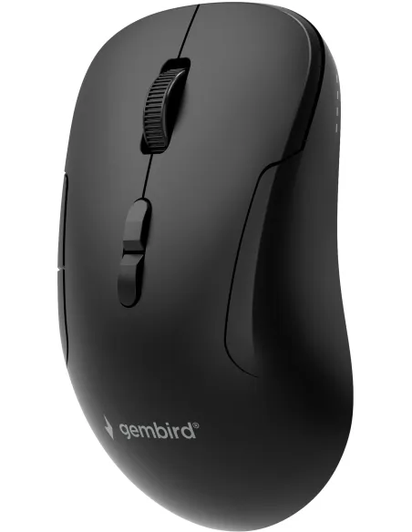 Gembird MUSW2-7B-01: ratón inalámbrico dual USB-C, 7 botones