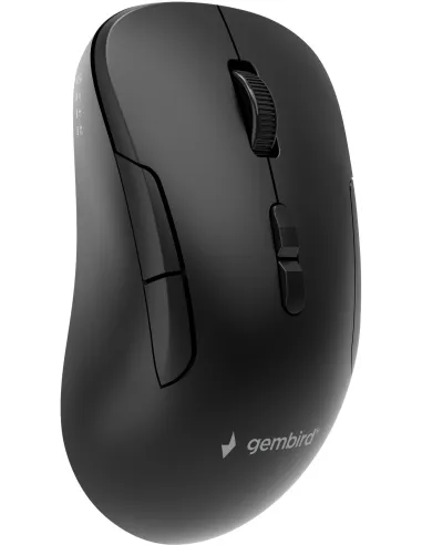 Gembird MUSW2-7B-01: ratón inalámbrico dual USB-C, 7 botones