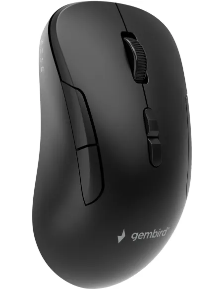 Gembird MUSW2-7B-01: ratón inalámbrico dual USB-C, 7 botones