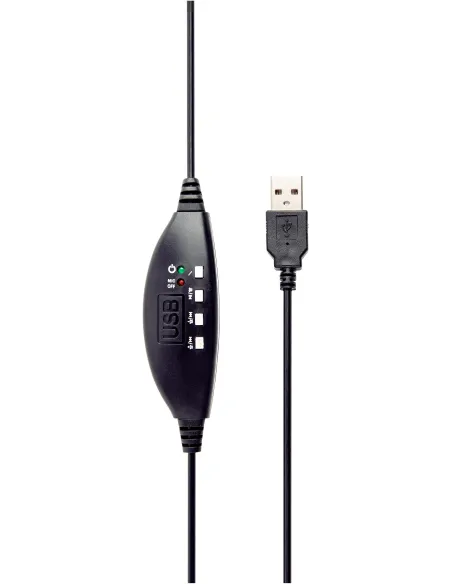 Gembird MHS-U-001: auriculares USB estéreo con micrófono PC