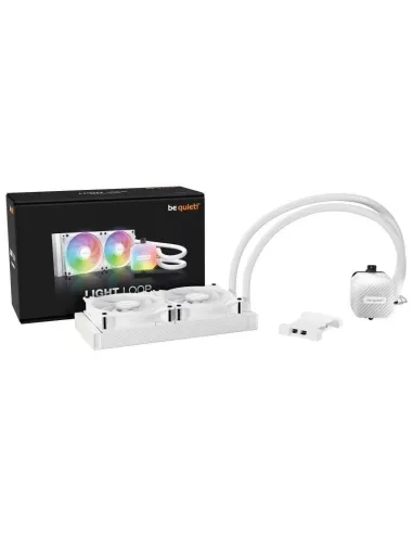 BE QUIET LIGHT LOOP 240mm: AIO blanca 240 mm ARGB para CPU