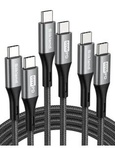 Intenso C60C Pack de 4 Cables USB-C a USB-C 1x 50cm 2x 1m y 1x 2m-AATCAT0559