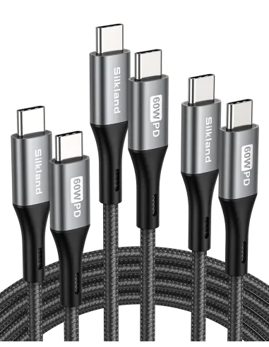 Intenso C60C Pack de 4 Cables USB-C a USB-C 1x 50cm 2x 1m y 1x 2m