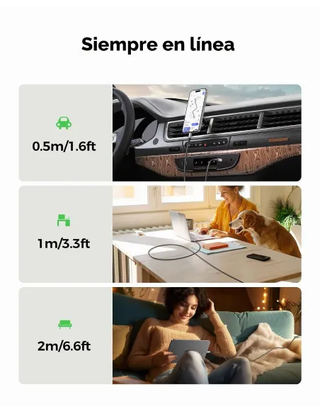 Cable USB-C Intenso C60C: pack de 4 cables negros USB-C