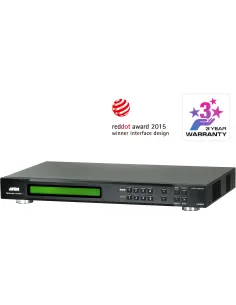 Aten VM5404H-AT-G interruptor de video HDMI 4 x 4 con escalador, compatible con Videowall-977081