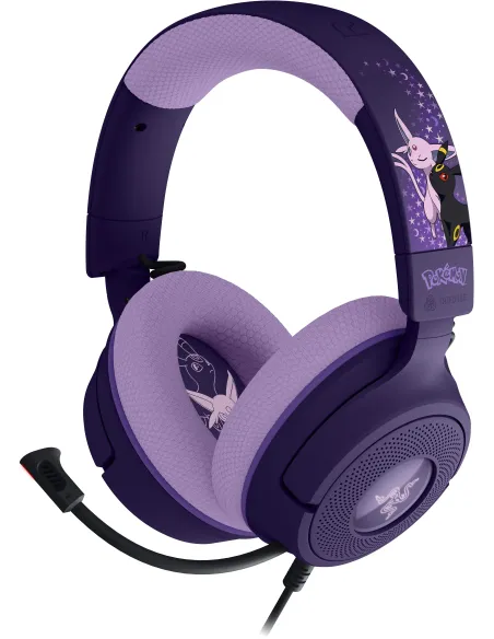Razer Kraken V4 X Edición Pokémon Espeon & Umbreon Auriculares Gaming Micrófono cardioide retráctil