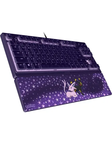 Razer Ornata V3 Tenkeyless edición Pokémon Espeon y Umbreon Teclado para Juegos Compacto , Retroiluminación Chroma  QWERTY US
