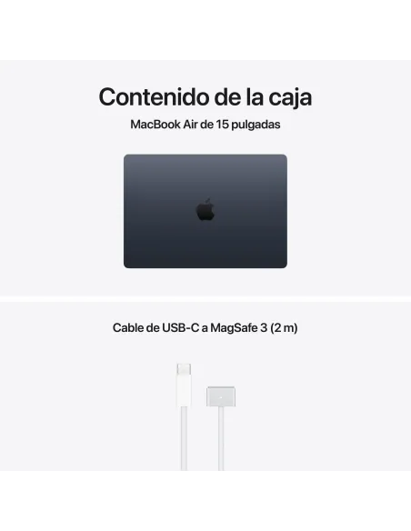 Apple MacBook Air 15" M5 2026 10 Núcleos 24GB 1TB Negro