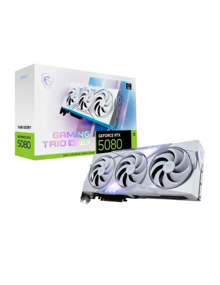 MSI GeForce RTX 5080 16G Gaming Trio White