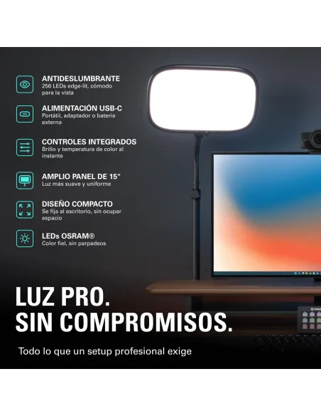Elgato Key Light Air MK.2: panel LED USB-C para streaming