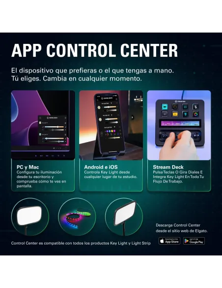 Elgato Key Light Air MK.2: panel LED USB-C para streaming