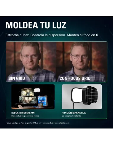 Elgato Key Light Air MK.2: panel LED USB-C para streaming