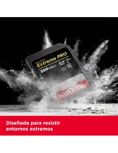 Tarjeta SanDisk Extreme PRO SD UHS-II V90 256 GB para vídeo