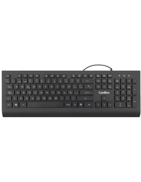 CoolBox FlatPro Teclado de Membrana con teclas chocolate y cable USB 1,8 m