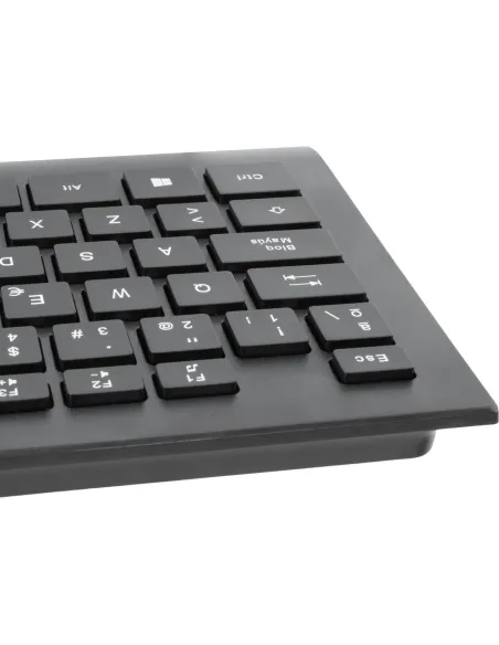 teclado CoolBox FlatPro USB español silencioso con numérico