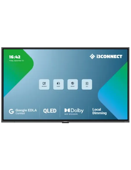 i3CONNECT Aspen 4 86 pulgadas 4K Android 15 EDLA y USB-C