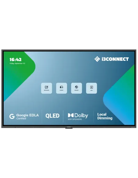 i3CONNECT Aspen 4 65 pulgadas 4K Android 15 EDLA y USB-C
