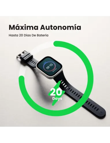 Amazfit Bip Max Carbon Gris: smartwatch GPS AMOLED 2,07