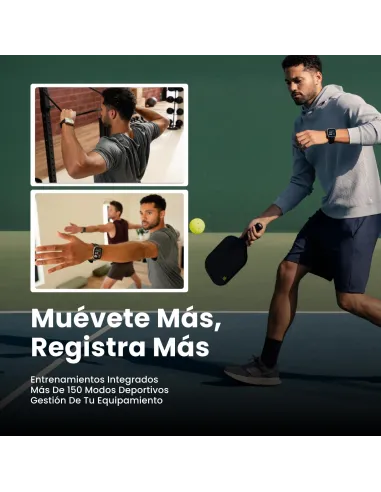 Amazfit Bip Max Carbon Gris: smartwatch GPS AMOLED 2,07