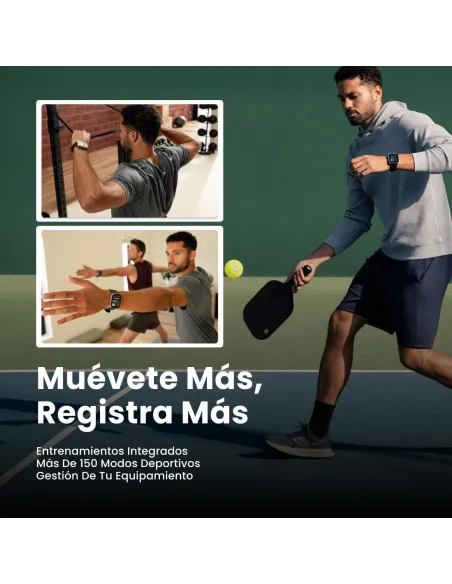 Amazfit Bip Max Carbon Gris: smartwatch GPS AMOLED 2,07