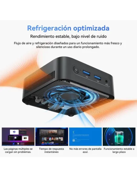 Mini PC Blackview MP50 AMD Ryzen 7 3700U: 16 GB y 512 GB SSD