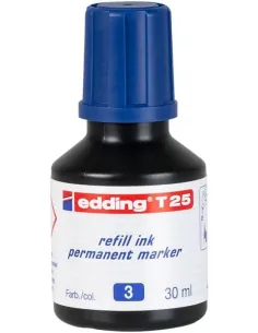 Edding T25-003 Frasco de Tinta Permanente de 30ml Azul-1327731