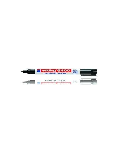 Edding 8400 marcador de CD/DVD/BD Negro, tinta permanente