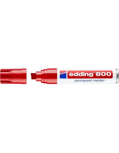Edding 800 Marcador Permanente Rojo