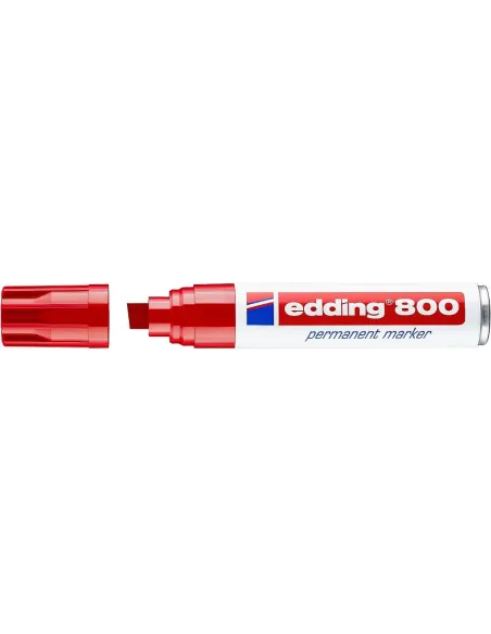 Edding 800 Marcador Permanente Rojo