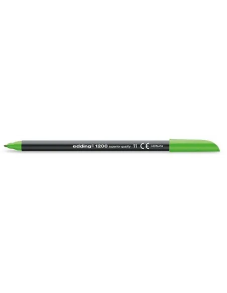 Edding 1200 Verde Rotulador de Punta de Fibra de 1mm
