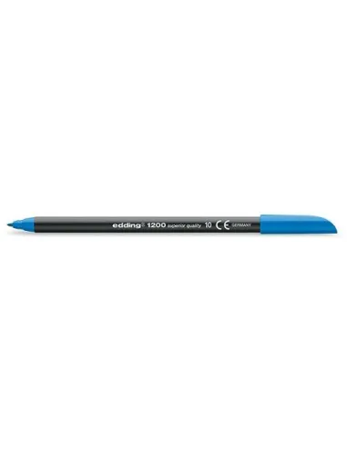 Edding 1200-10 Azul Rotulador de Punta de Fibra con Punta fina de 1mm