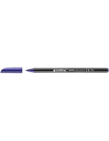 Edding 1200 Violeta Rotulador de Punta de Fibra con Punta fina de 1mm