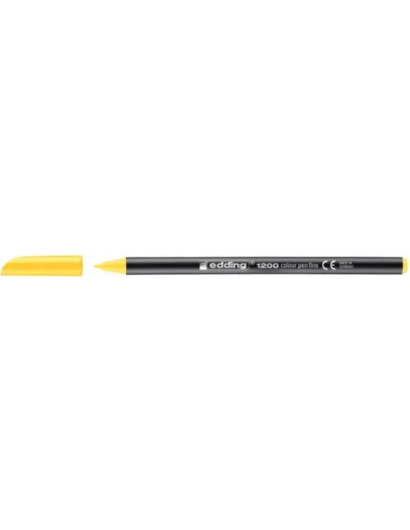 Edding 1200 Amarillo Rotulador de Punta de Fibra con Punta fina de 1mm