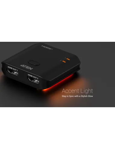 ATEN VS4812-AT: splitter HDMI 4K60 para dos pantallas 4K
