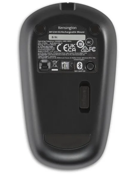 Kensington MY230 EQ Negro K75304WW | Ratón inalámbrico USB-C