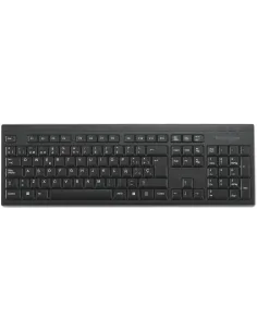 Kensington KB100 EQ Teclado Completo Inlámbrico USB QWERTY Español Resistente a Derrames-1391286