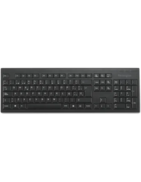 Kensington KB100 EQ Teclado Completo Alámbrico USB QWERTY Español Resistente a Derrames