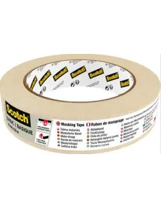 SCOTCH 7100333168 Cinta Adhesiva De Enmascarar Pintor Basic 24Mm X 50M-1392297