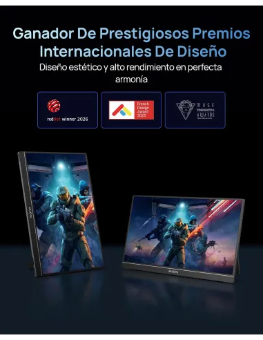Monitor portátil Arzopa Z1FC 16,1" 144Hz IPS Full HD USB-C