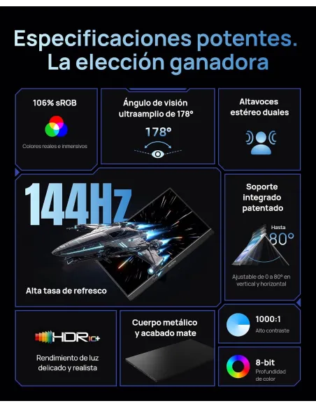 Monitor portátil Arzopa Z1FC 16,1" 144Hz IPS Full HD USB-C