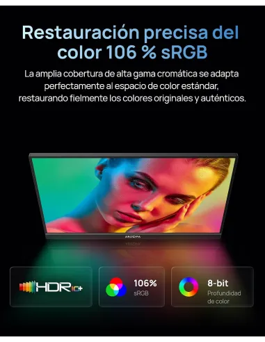 Monitor portátil Arzopa Z1FC 16,1" 144Hz IPS Full HD USB-C