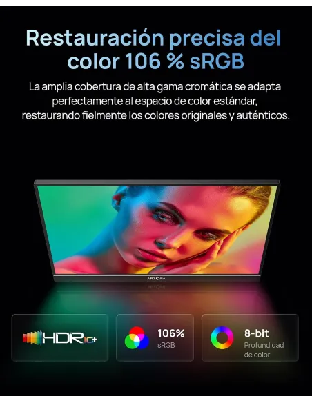 Monitor portátil Arzopa Z1FC 16,1" 144Hz IPS Full HD USB-C