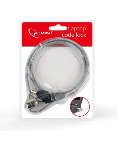Gembird LK-K-01: cable antirrobo para portátil con llave