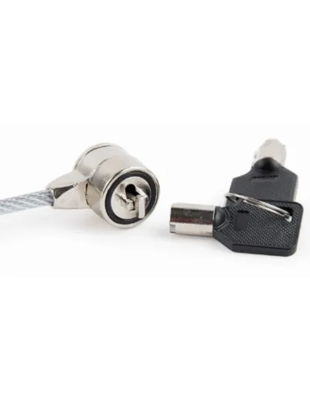 Gembird LK-K-01: cable antirrobo para portátil con llave