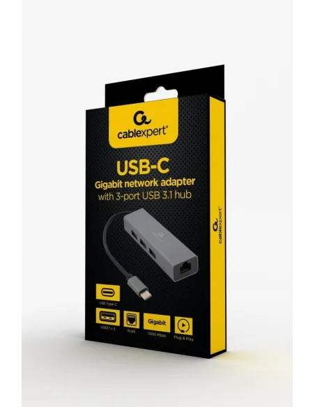 Gembird A-USB3AC-LAN-01: adaptador Ethernet Gigabit USB