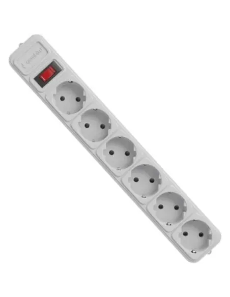 Protector Gembird SPG6-B-10C  de 6 enchufes y 3 metros
