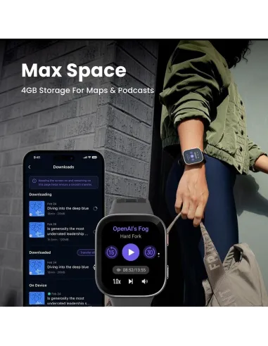 Amazfit Bip Max Dark Blue : smartwatch de 2,07 pulgadas